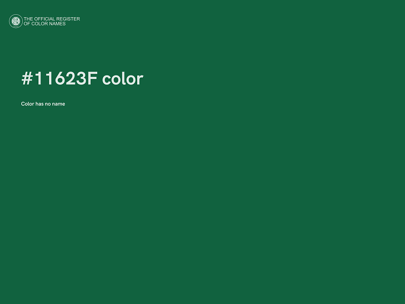 #11623F color image
