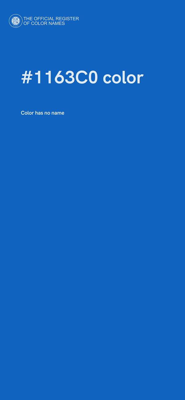 #1163C0 color image