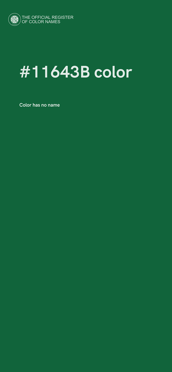 #11643B color image