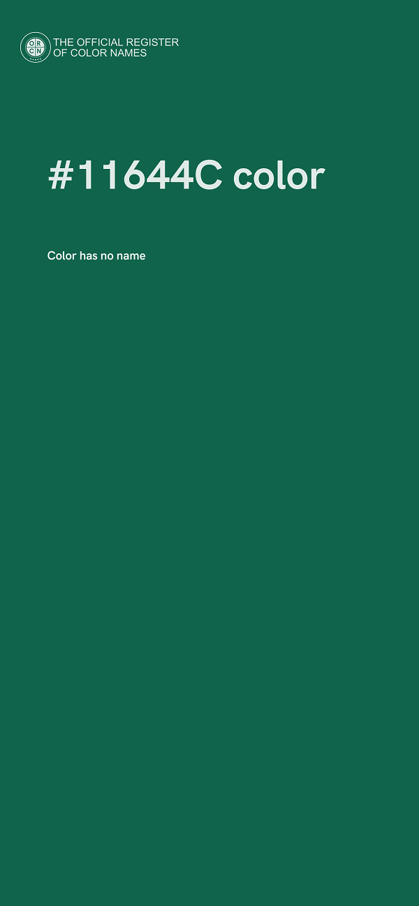 #11644C color image