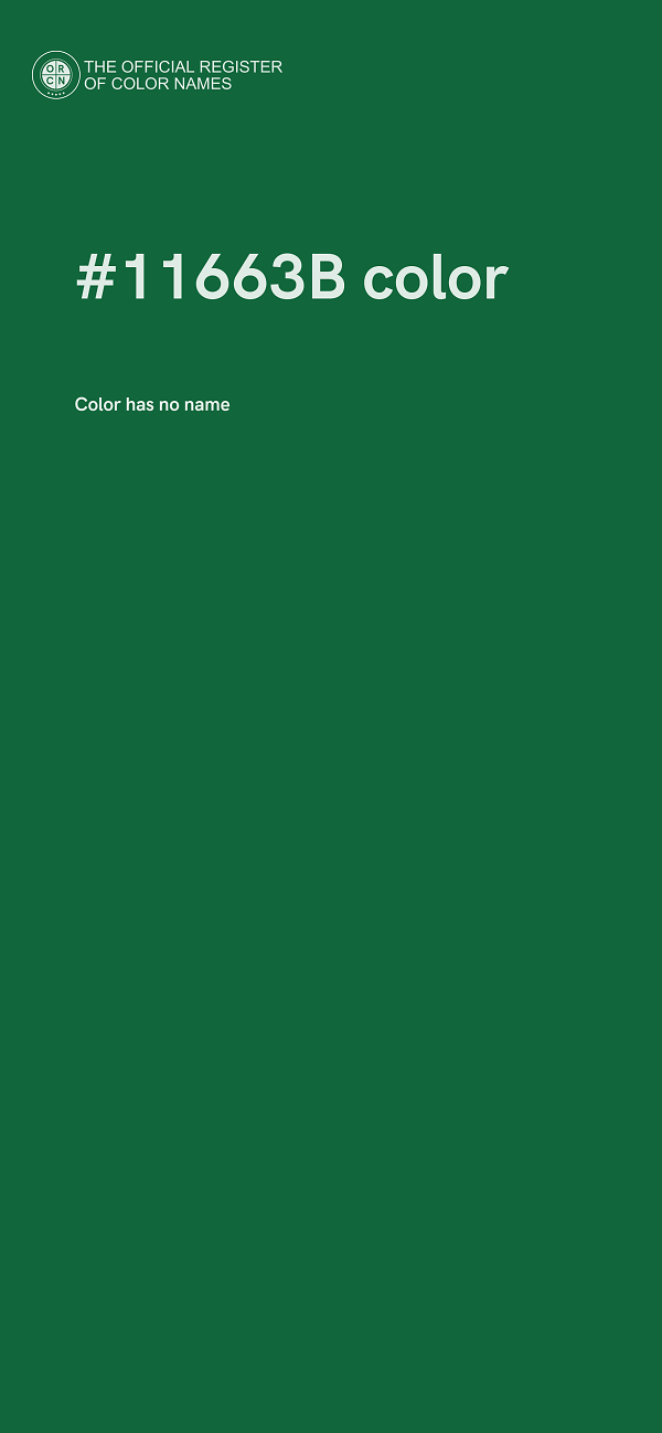 #11663B color image