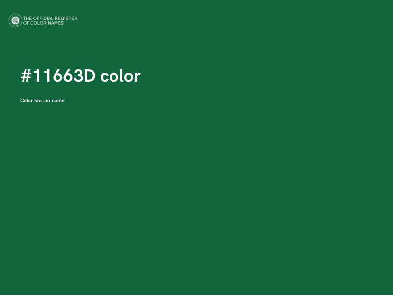 #11663D color image