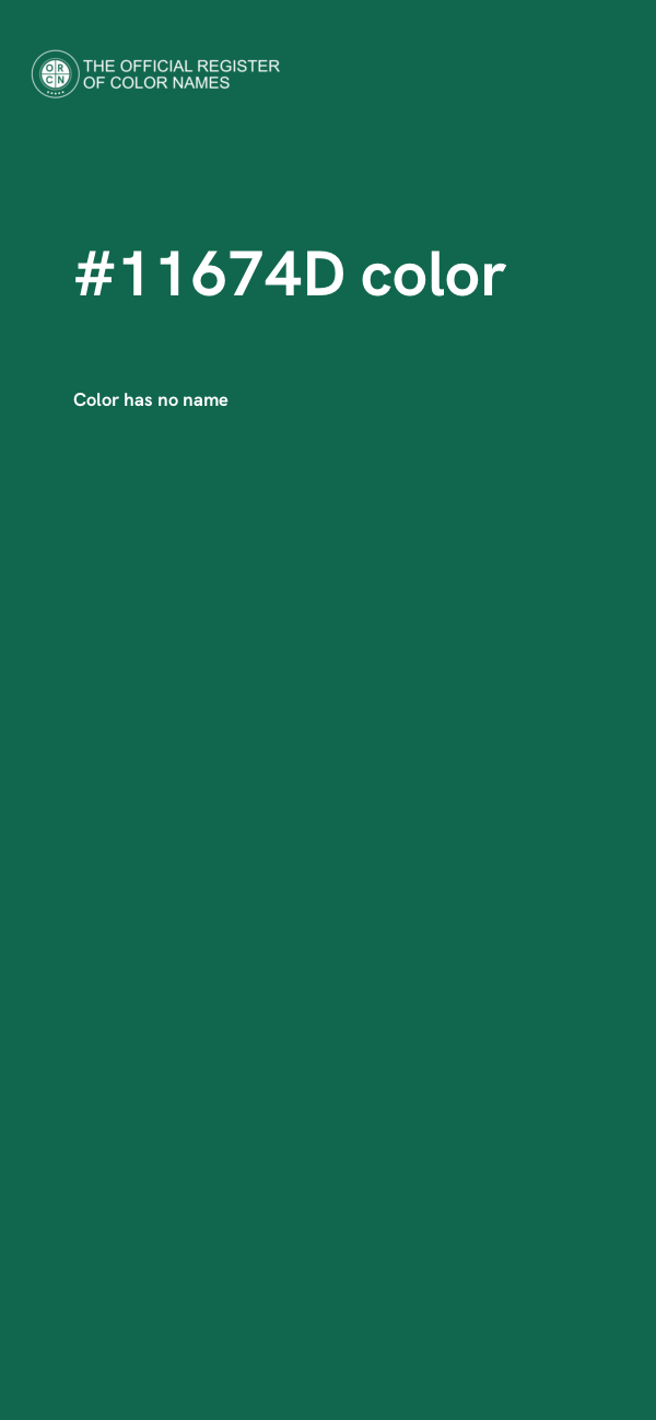 #11674D color image
