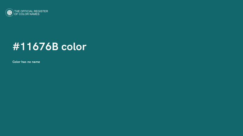 #11676B color image