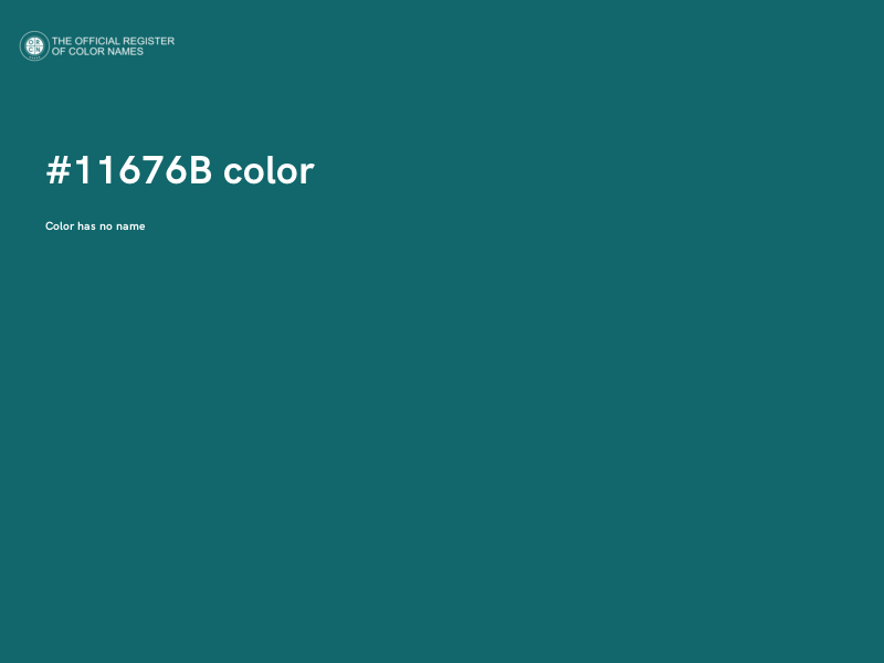 #11676B color image