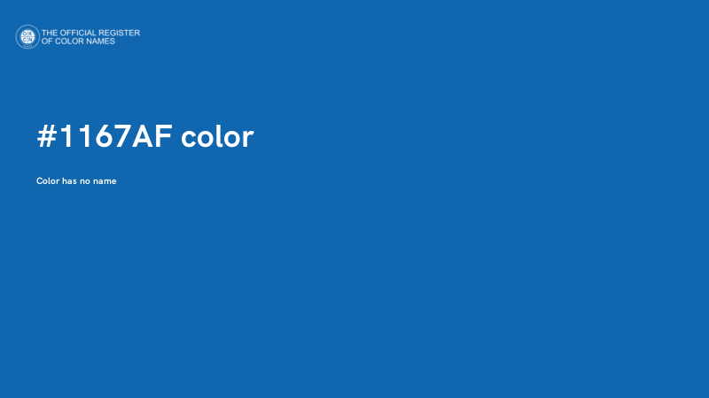 #1167AF color image