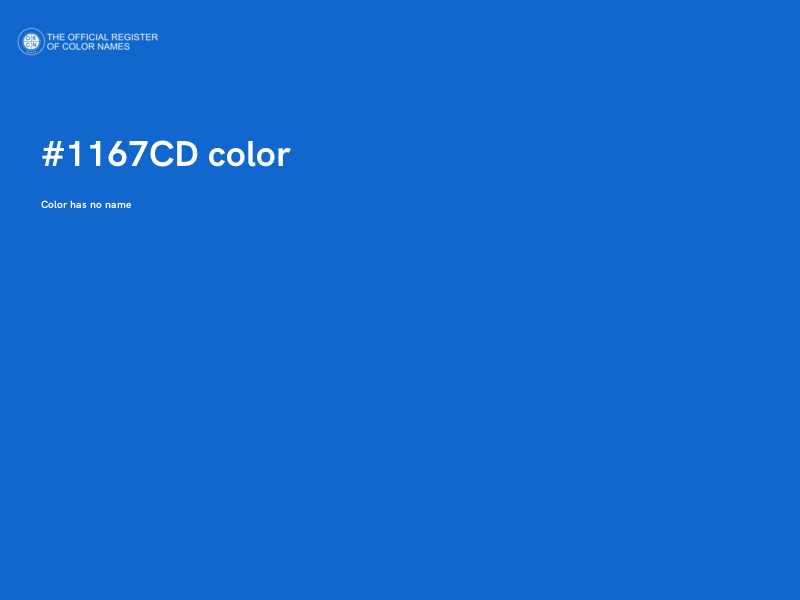 #1167CD color image