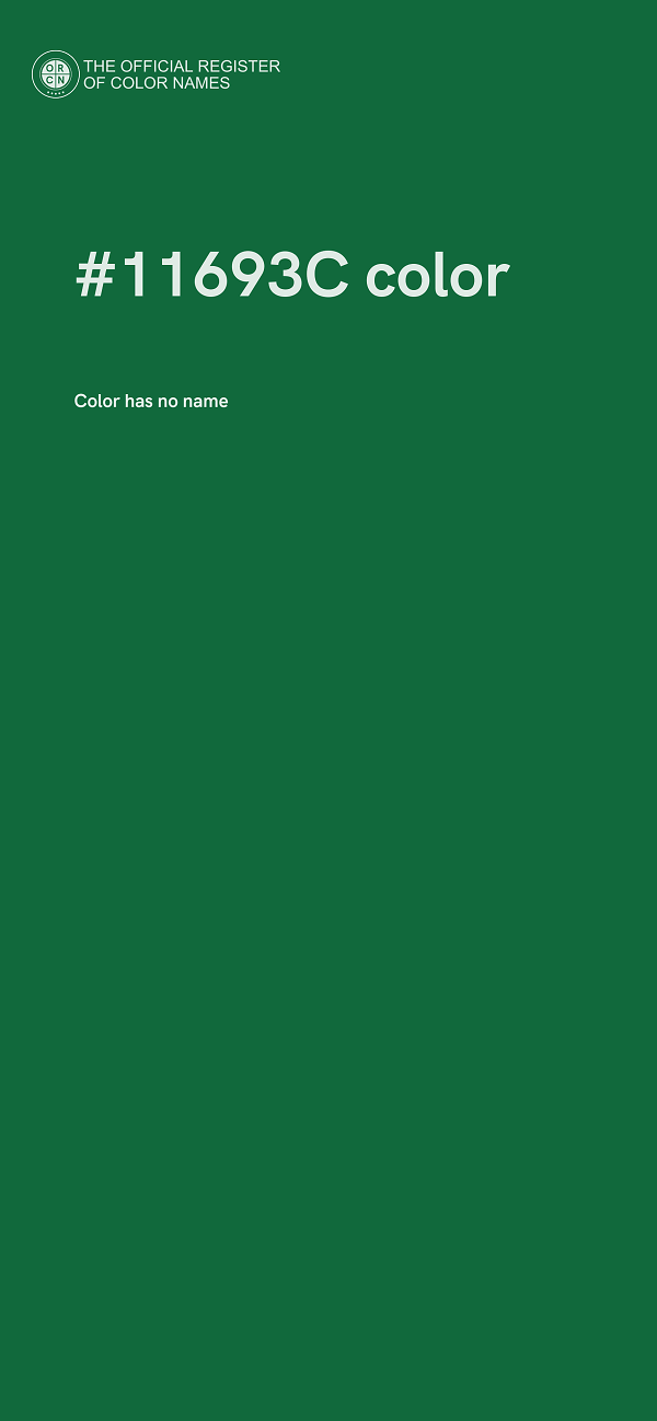 #11693C color image