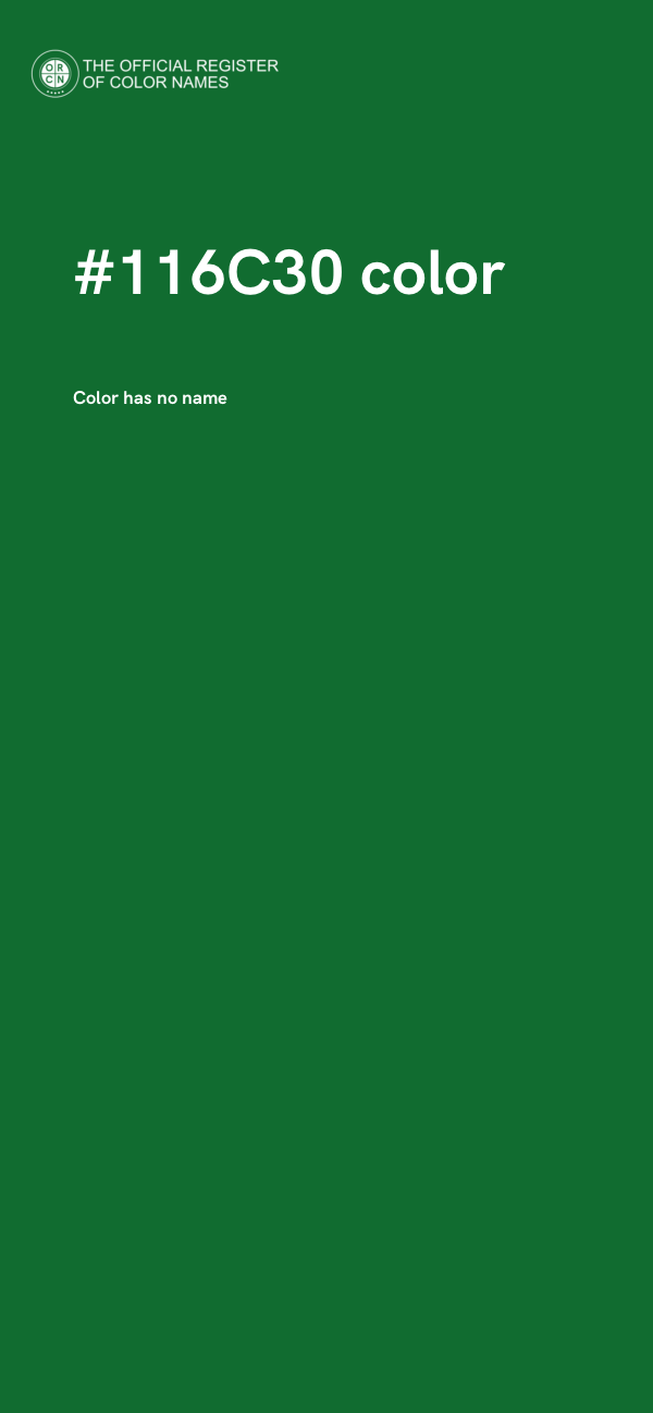 #116C30 color image