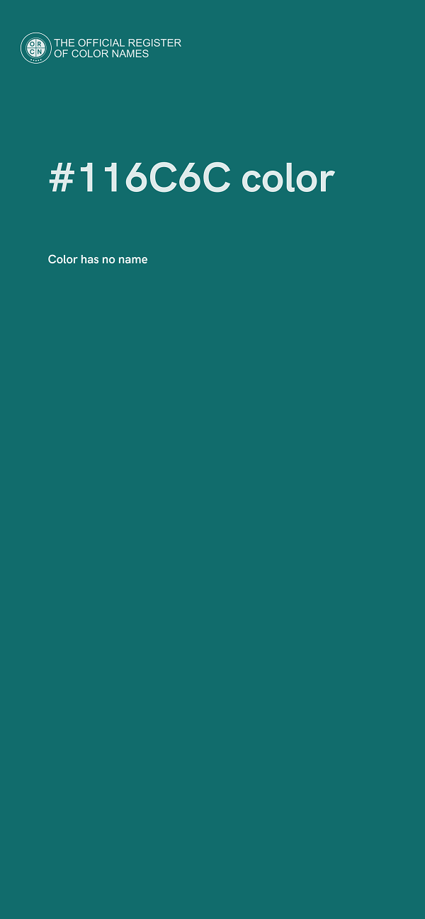 #116C6C color image