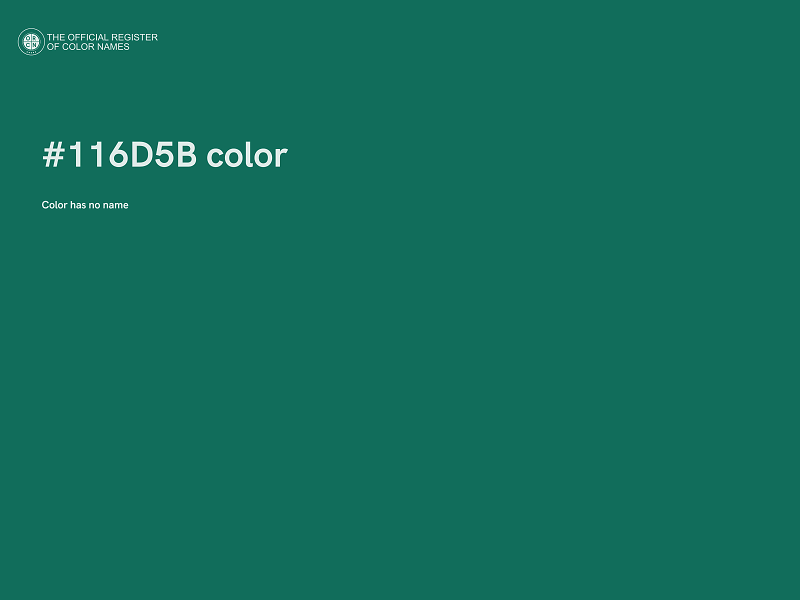 #116D5B color image