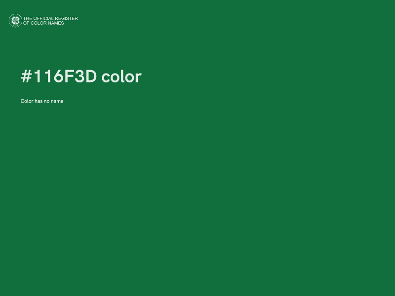 #116F3D color image