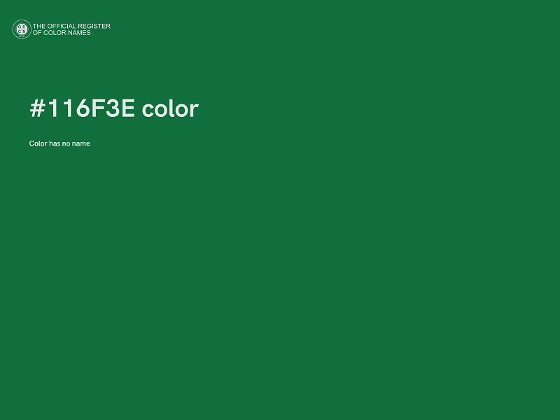 #116F3E color image
