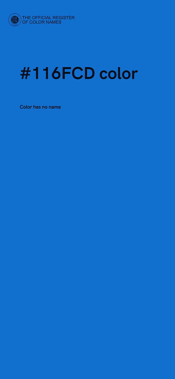 #116FCD color image