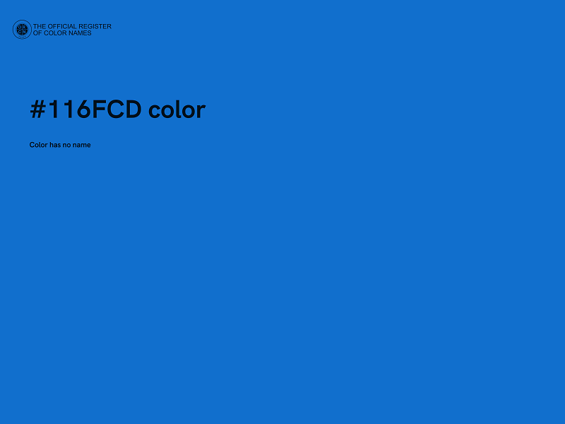 #116FCD color image