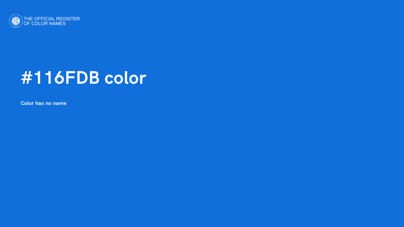 #116FDB color image