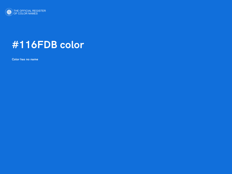 #116FDB color image