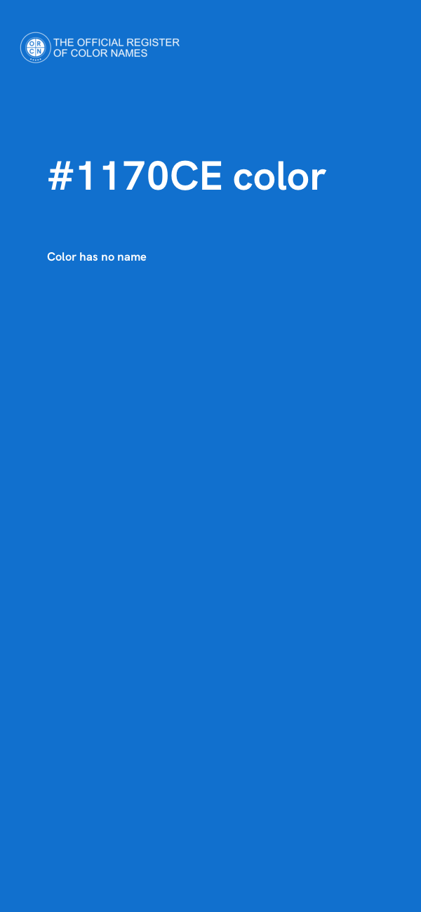 #1170CE color image