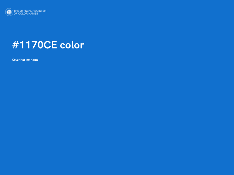 #1170CE color image