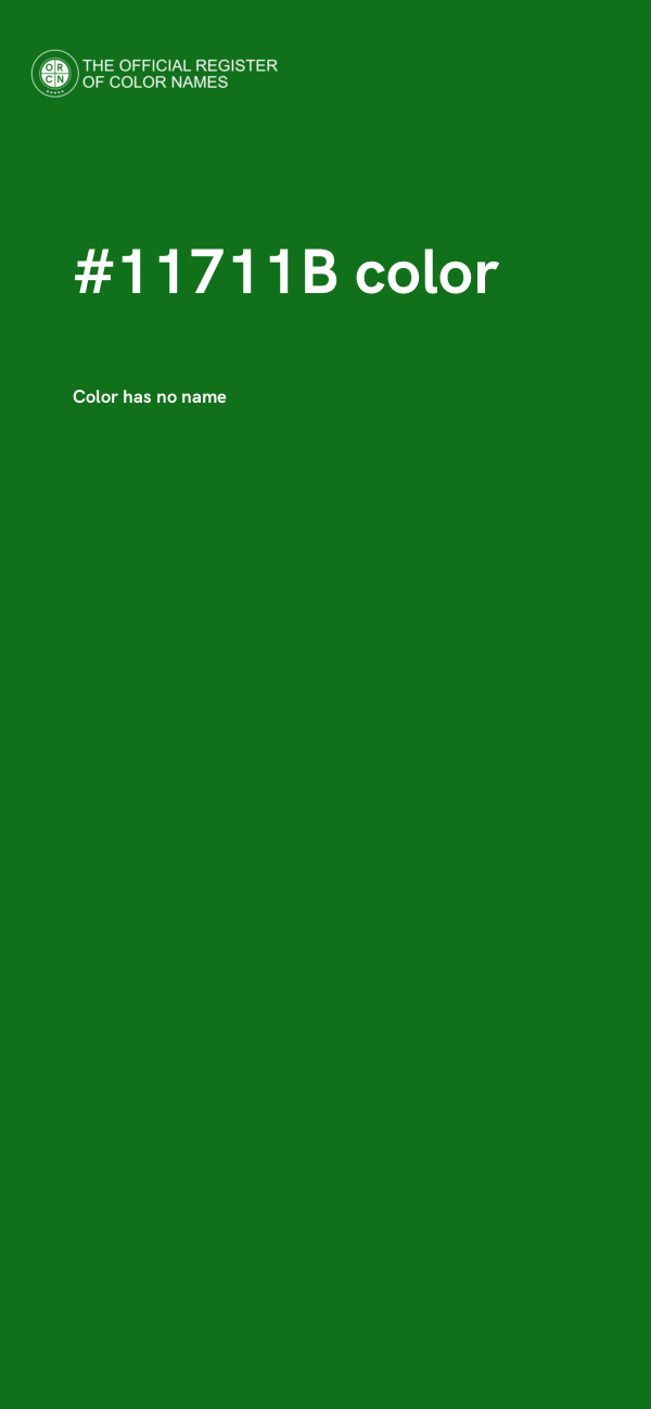 #11711B color image