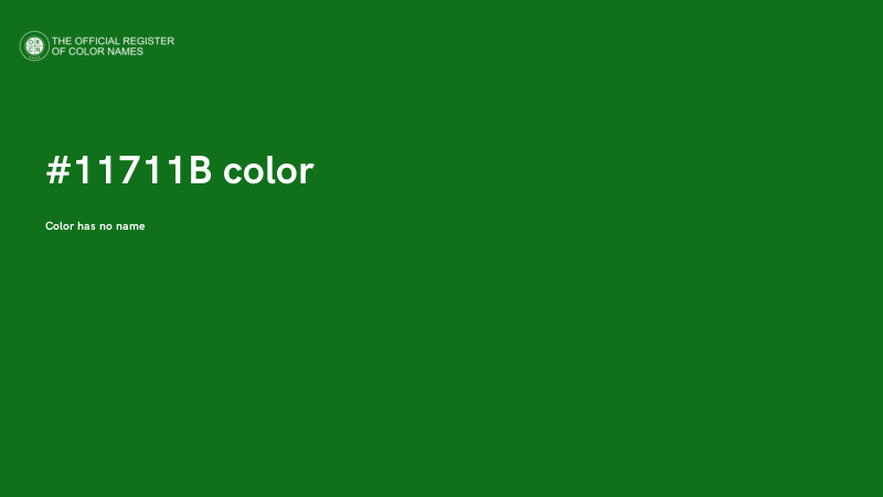 #11711B color image