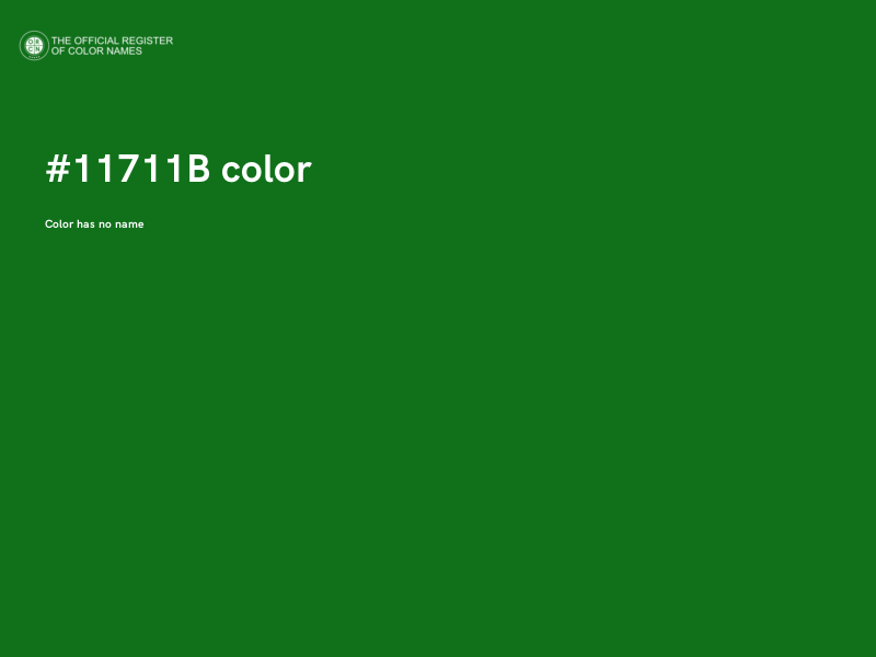 #11711B color image