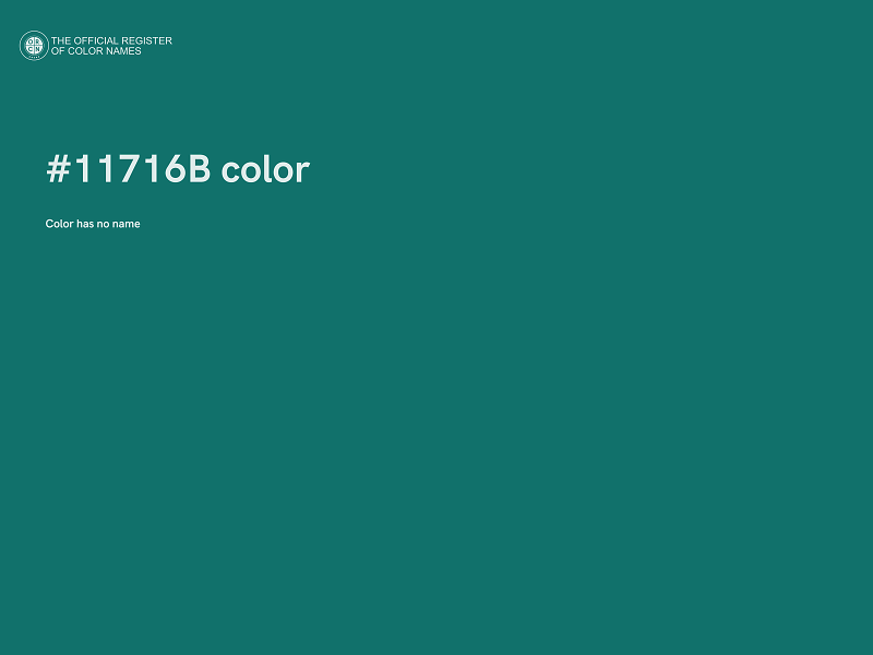 #11716B color image