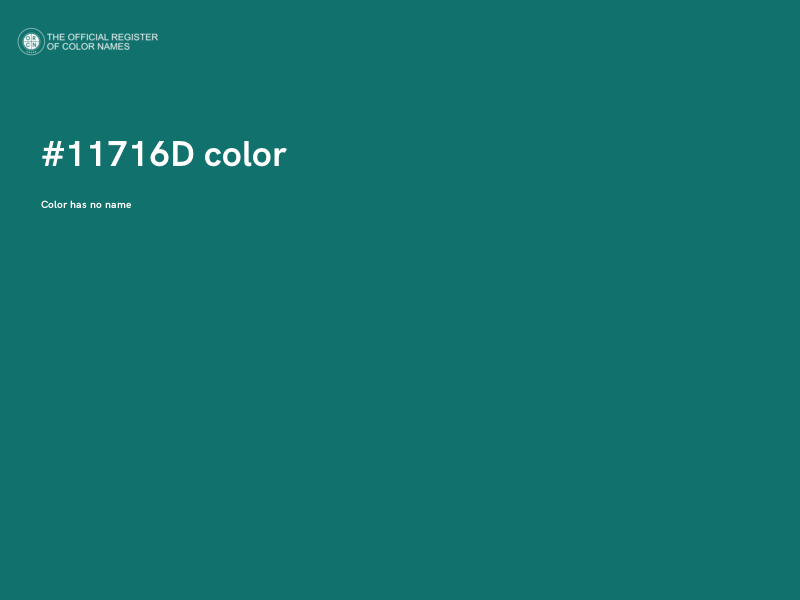 #11716D color image