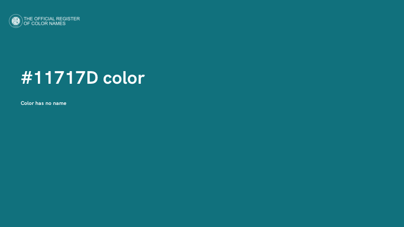 #11717D color image