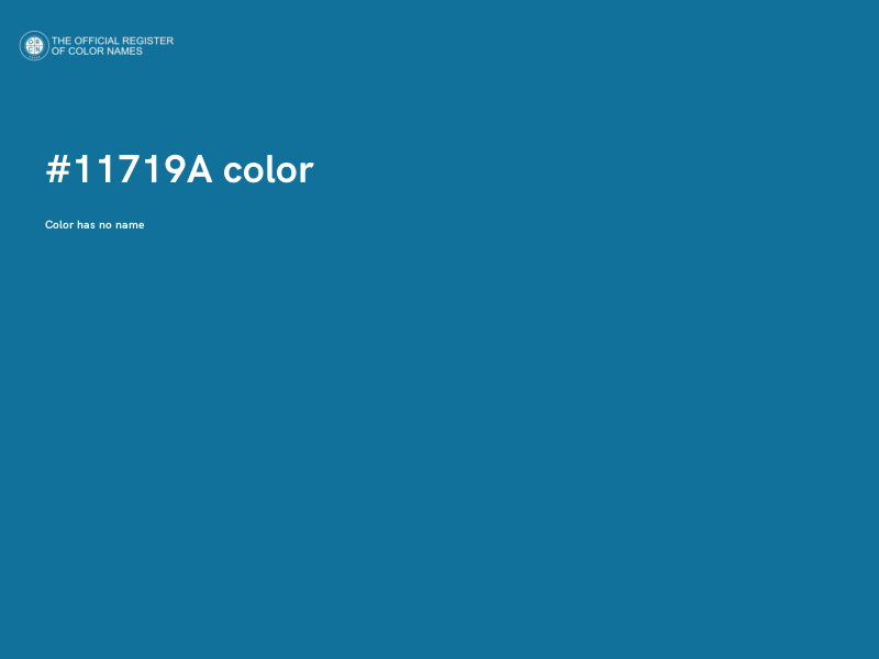 #11719A color image