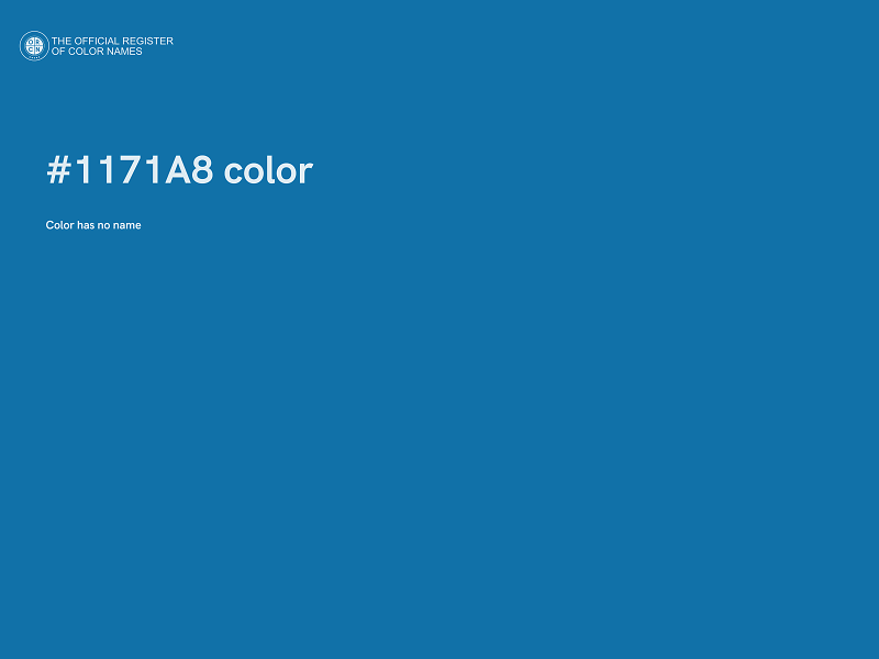 #1171A8 color image