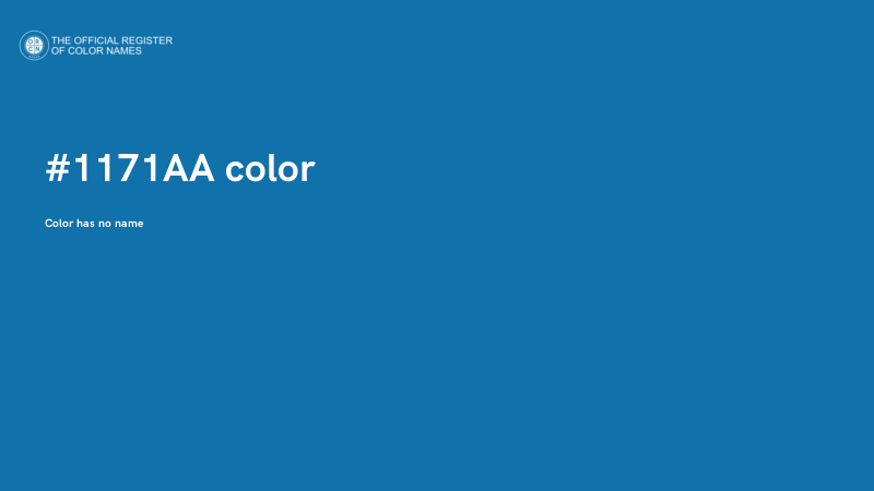 #1171AA color image