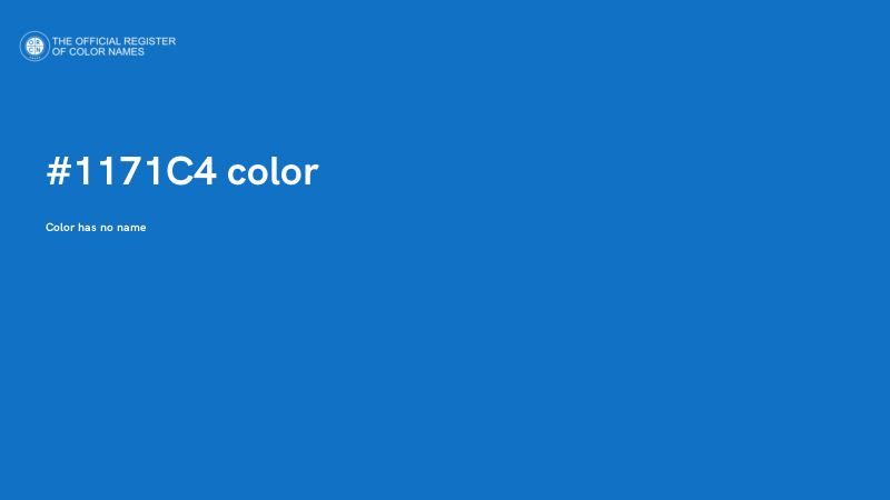 #1171C4 color image
