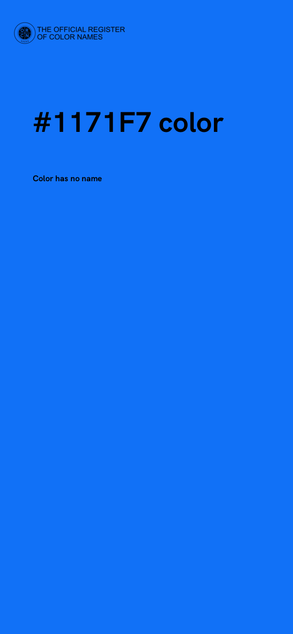 #1171F7 color image