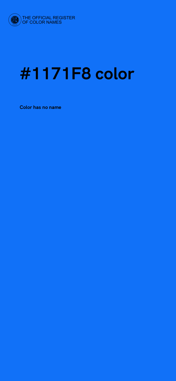 #1171F8 color image