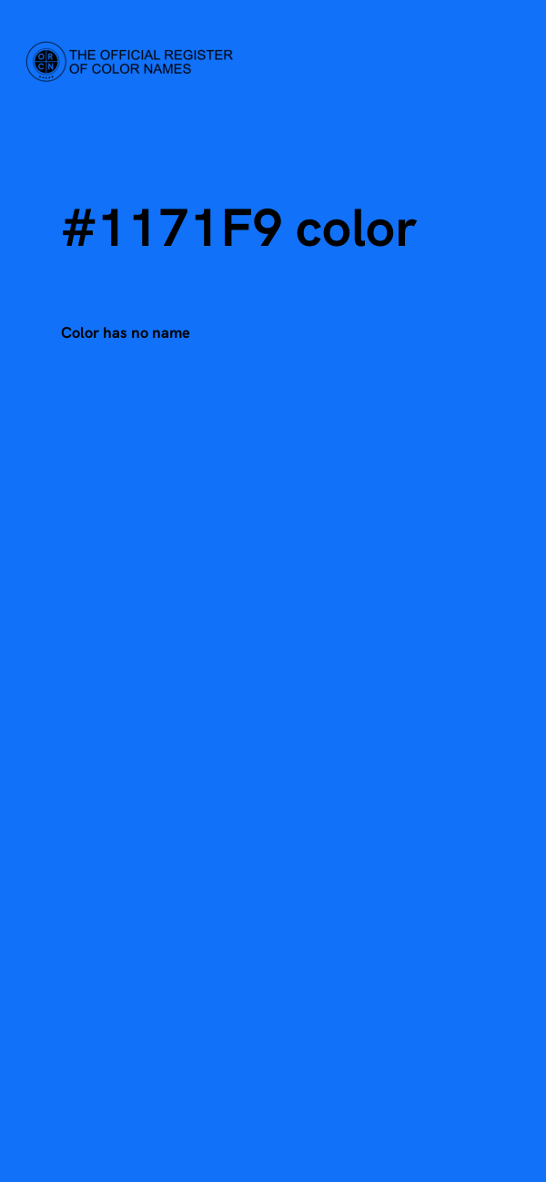 #1171F9 color image