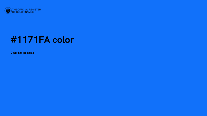 #1171FA color image