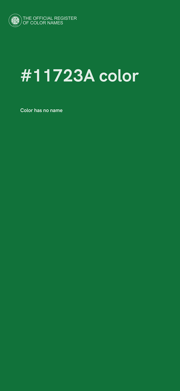 #11723A color image