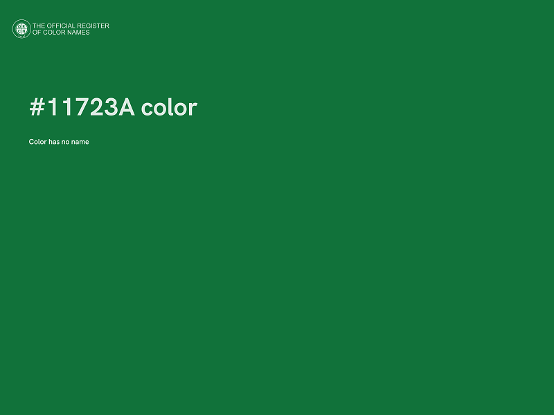 #11723A color image
