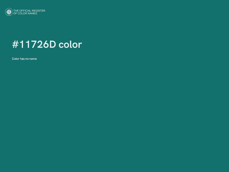 #11726D color image