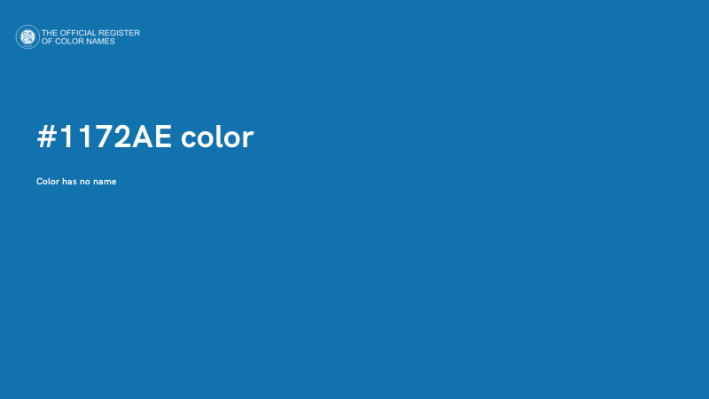 #1172AE color image