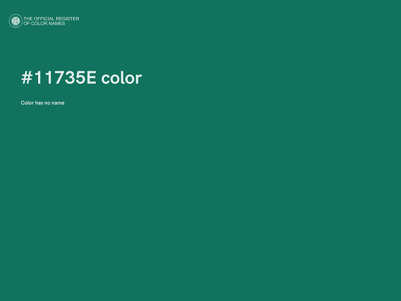 #11735E color image