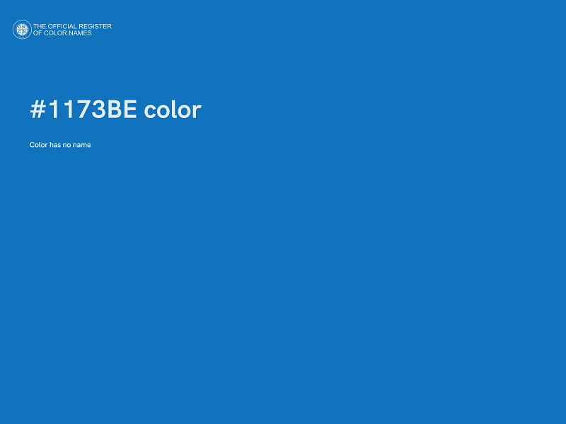 #1173BE color image