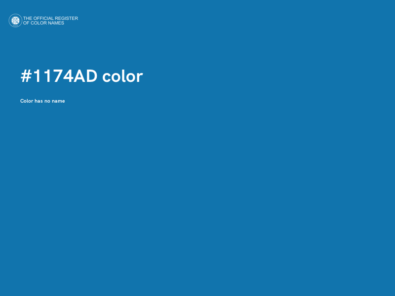 #1174AD color image