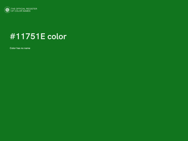 #11751E color image