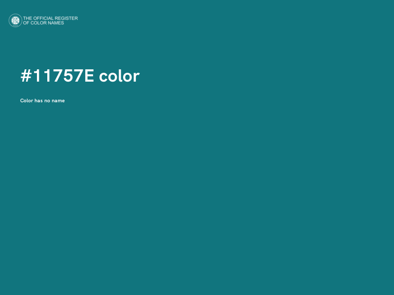 #11757E color image