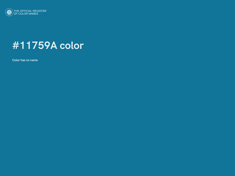 #11759A color image