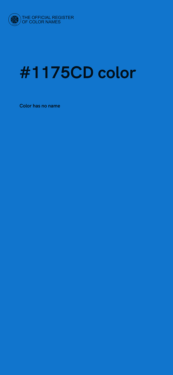 #1175CD color image