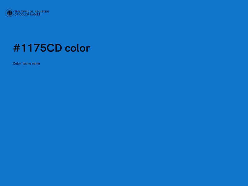 #1175CD color image