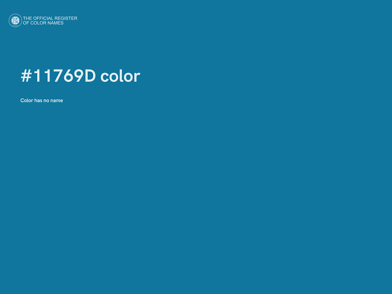 #11769D color image